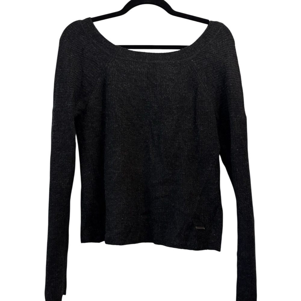 Abercrombie & Fitch Black  Sweater with Bow Tie on Back Size XS